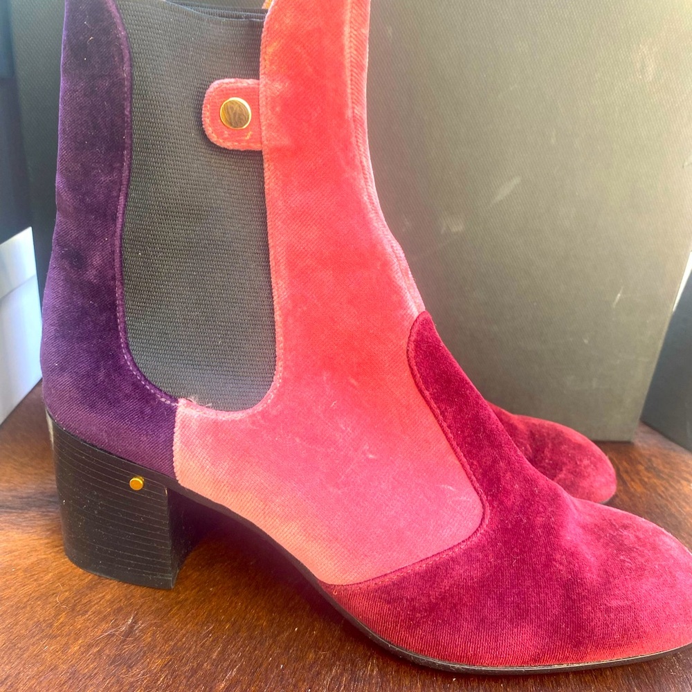 Laurence Dacade velvet booties